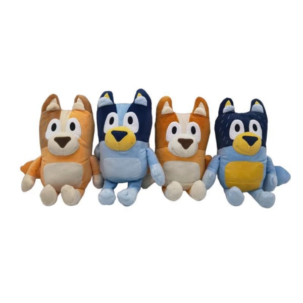 Blå familie plyslegetøj anime omkring søde hund ragdukke Bluey Dad 17cm