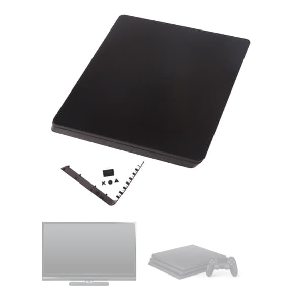 Spilkonsollæske Solid Farve Skall Spilkonsoll Fuld Dækning Udskiftning til PS4 Slim 2000 Spiltilbehør Hvid