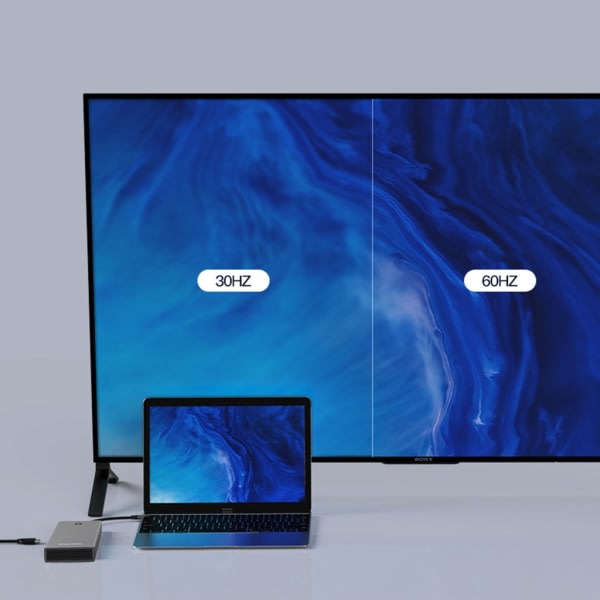 TypeC-keskitin Telakointiasema M.2 NVMe 4K HDMI -yhteensopivalla adapterilla, UsbC 10Gbp 2 USB-porttia kannettaville näytöille
