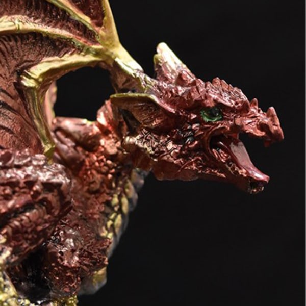 Fargeskiftende Lava Resin Base Dragon Statyer Luminescent Holy Dr A6 onesize A6 onesize