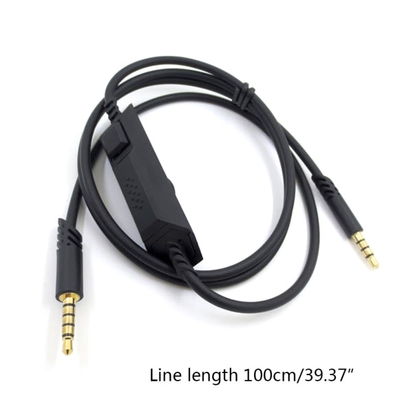 Svart hodetelefonkabel for Astro A10 A40 Gaming Headset