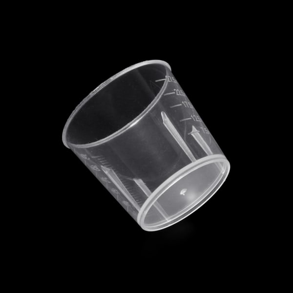 10 STK 30 ml Mätkoppar Plastblandningskopp Labs Använd för flytande färg Epoxihartsblandning Handgjorda konsthantverkstillbehör