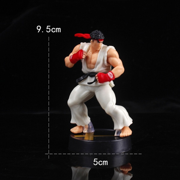 Anime Actionfigur PVC-leker og Street Fighter Game Dolls Room D Red One Size Red One Size