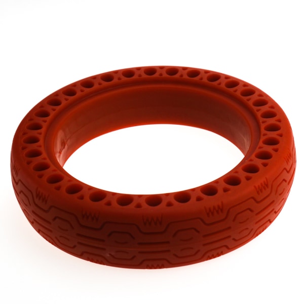 For Xiaomi elektrisk scooter farge solid dekk flerfarget bikakedekk hul luftfritt dekk M365 eksplosjonssikkert solid dekk grön