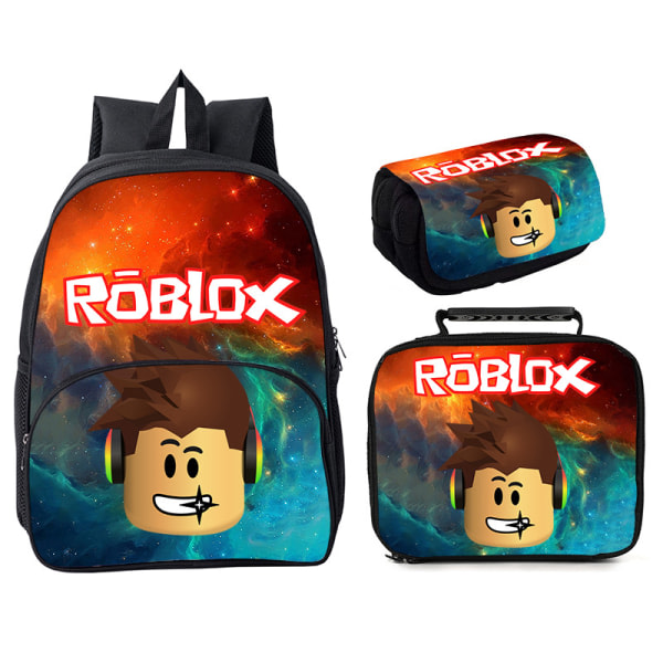 Roblox 3 osainen Roblox 16\" pyöreä laukku tyyli 20