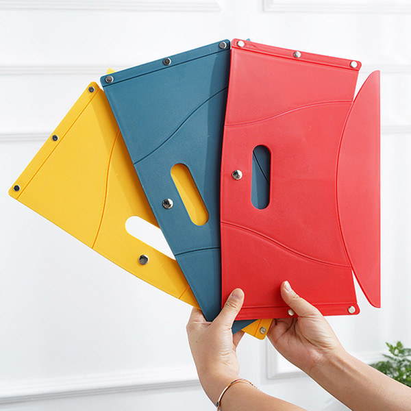 Plast Bærbar Sammenklappelig Stol Udendørs Stole Bærbar Stol Fo Gul one size Yellow one size