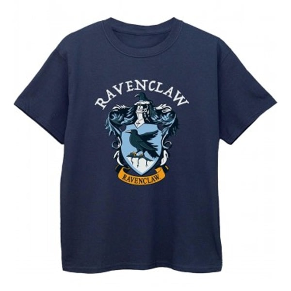 Harry Potter Girls Ravenclaw Cotton T-shirt 9-11 år Marinblå Blu Marinblå 9-11 år