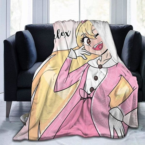 Ste-phen Sha-rer Plysfilt Blød og varm slange Trykt Ultrablød Mikrofilt til sovesofa Stue -x409 50x40in 125x100cm