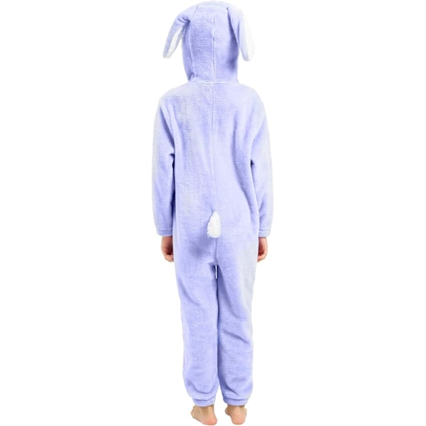 Jumpsuit-pupu, Lapset, Pupu, Onesie, Pääsiäinen Tyttö, Kaikki - Pieni Eläin Asun Hupparisetti Halloween Fantasia Asun Setti 4-6 Vuotta Purple 120