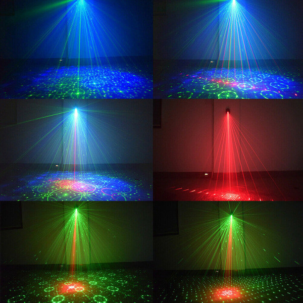 60 mønstre projektor scenelys LED RGB Party KTV Club DJ Dis 10*20*20