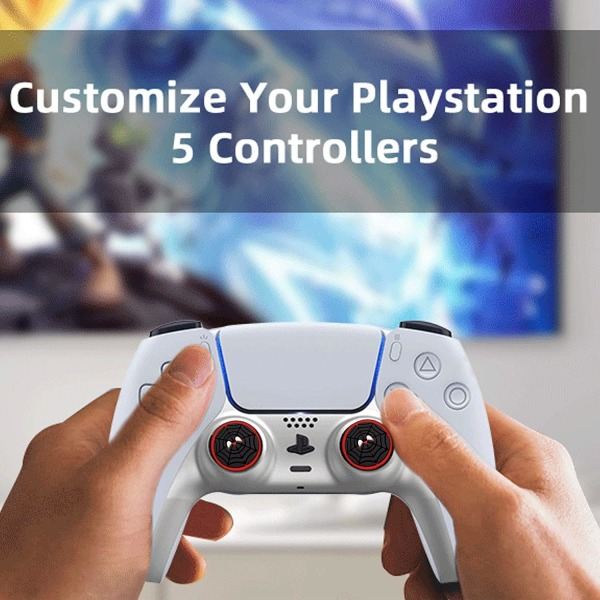 18-pak Dualsense trådløs gamepad analoge beskyttelse skridsikre silikonegreb til PS5/PS4/Xbox One/360/Nintendo Switch Pro