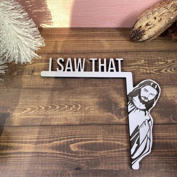 Dörrvakt 2 Jesus Jag såg intressant heminredning