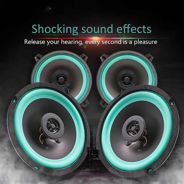 Full Range Frekvens Högtalare Fuktsäker Bildörr Stereo 6INCH