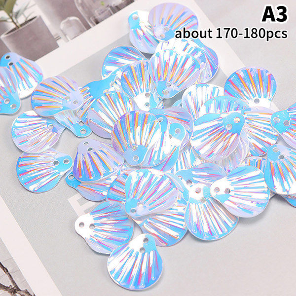1 pussi Shell Fish Scale Paljetti Eye Face Stickers Makeup Rhinest A9 onesize A9 onesize