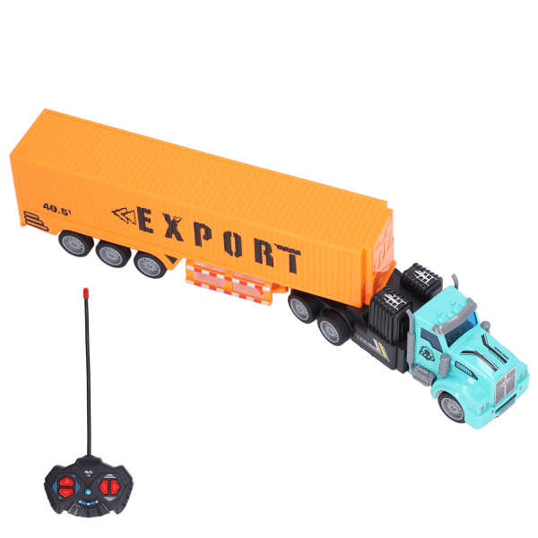 Skala 1:48 Fjärrkontroll Semi Truck High Simulering RC Carrier Transportbil för barn