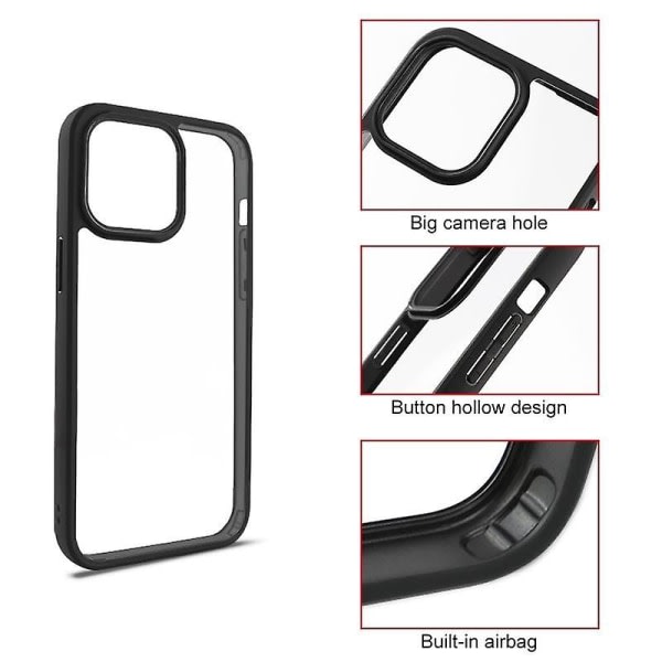 TPU + PC telefon cover til iPhone 15 Pro