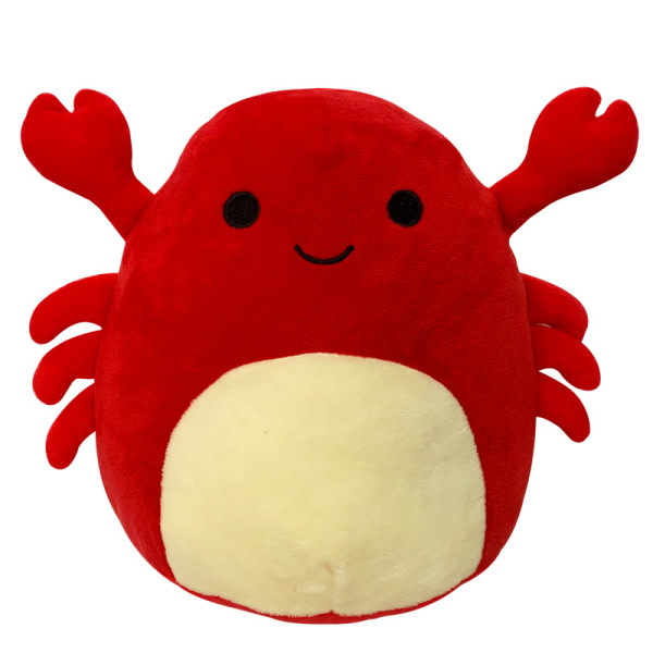 Squishmallow plysjleketøy 20CM krabbe rød