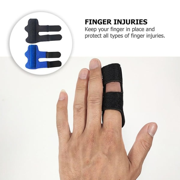 2 st Tumskenor Handled Fingerstöd Finger Handskena Trigger Tumstöd