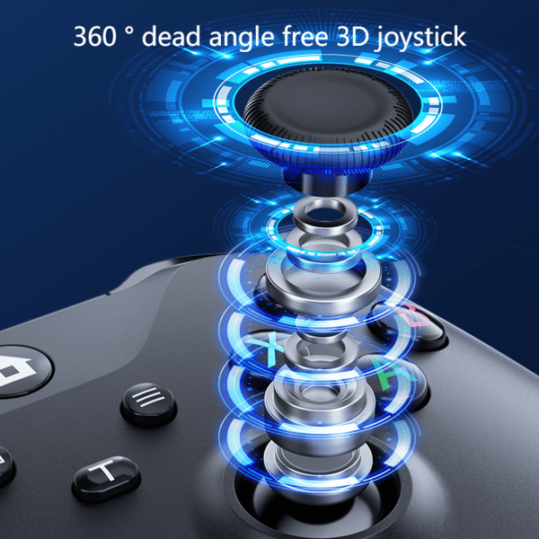 Kablet spilcontroller til Xbox One/One S/X/Series X/S/PC Windows 10 og nyere (Rød)