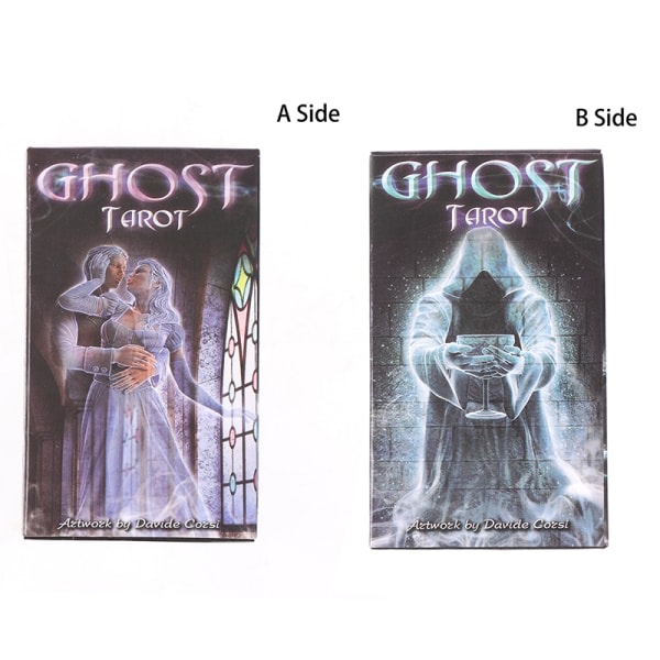 1 Box Ghost Tarot Kortit Spelkort Tarot Family Party Board Ga Monivärinen en one size