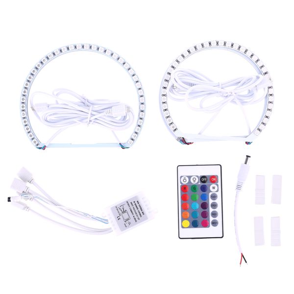 Auton LED-valokeila E46:lle 5050 Angel Eyes -renkaat Valo Korostus 2 kpl