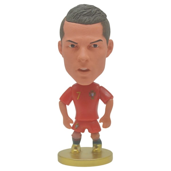 Soccer Star Figure Mini Fotbollsspelare Bil Ornament Collectio 6 6 6 6