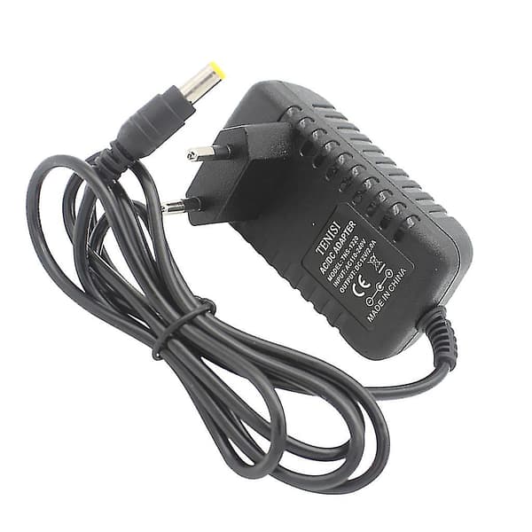 AC/DC 12V 1A Strømadapter Lader EU-plugg for LED-stripe Lys CCTV