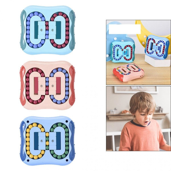 Pack Bean Handhållen Leksak Fingertop Cube Bärbara Leksaker för Barn