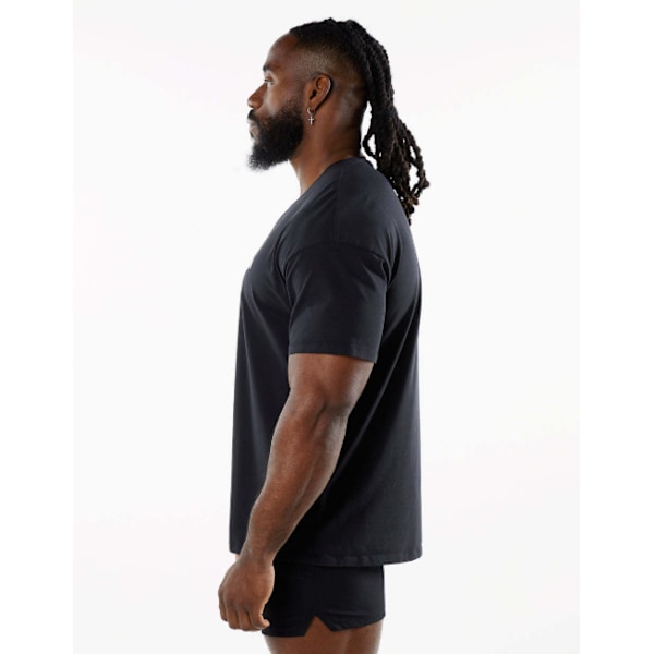 Andningsbar sport-t-shirt för män - Nordisk minimalism - Träningsväsentlighet Blue M