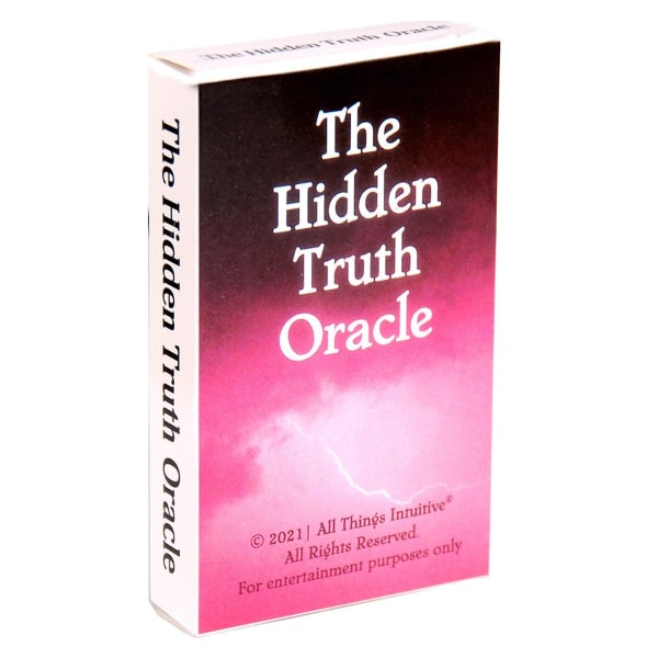 Den dolda sanningen för Oracle-kort Fullständig engelsk kortlek Tarot Mystisk Divina