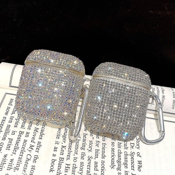 2023 Ny Lyx 3d Söt Bling Diamanter Trådlös Bluetooth Hörlurstillbehör Hårt Case för Air_sPods 2 1 Skyddsladdningsväska null none