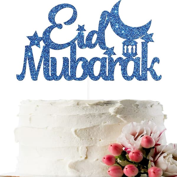 5 kpl Eid Mubarak Leivontakupin Kakunkoristeet BB