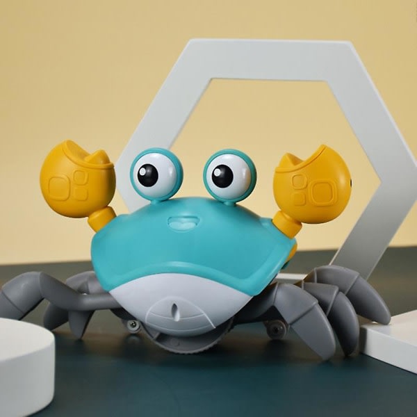 Crawling Crab baby med ljus och musik krabbaleksaker med sensorhinder-FÄRG: 1