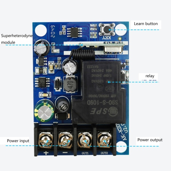 Speljoystick Rocker Fighting Controller för Switches PC Game Controller Board Joystick Control Device Svart