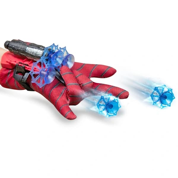 Spiderman Web Shooter for Kids - Shoots Suction Cups Red 1-Pack Red 1-Pack