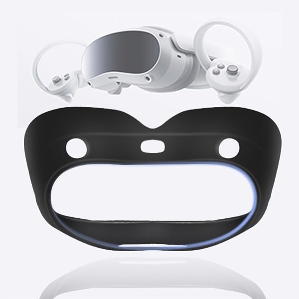 VR-sarja Pico 4 VR -kuulokemikrofonipeitteelle Kevyt silikoni Virtual Reality -kuulokemikrofoni Pääpanta Musta