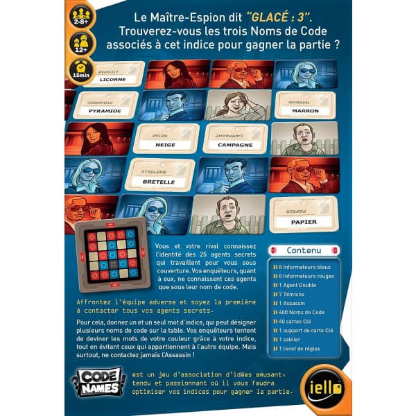 Codenames - Kortspil - Engelsk version