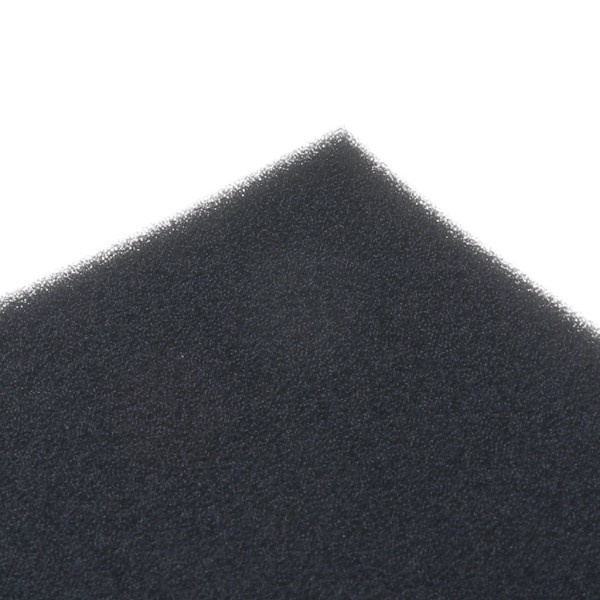 Støvsikkert svamp til forskellige standardplade kabinetter, serverkabinet 3mm/0.11inch, 5mm/0.19inch tyk svamp Sort 50+40+3mm