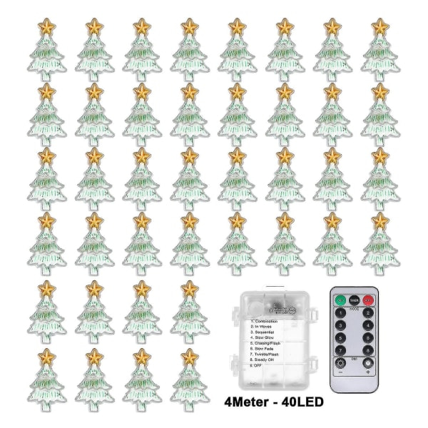 Streng S Led 8 blinkende tilstande Xmas Or