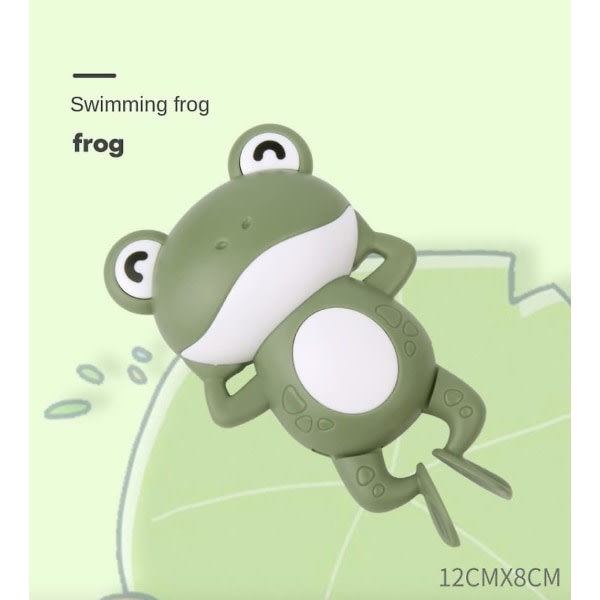 Simgroda Grön badleksak Wind Up Frog för badtid