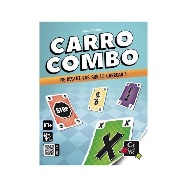 Korttipeli - GIGAMIC - Carro Combo - 1 pelaajalle tai useammalle - 8 vuotta ja vanhemmille - Lapsille