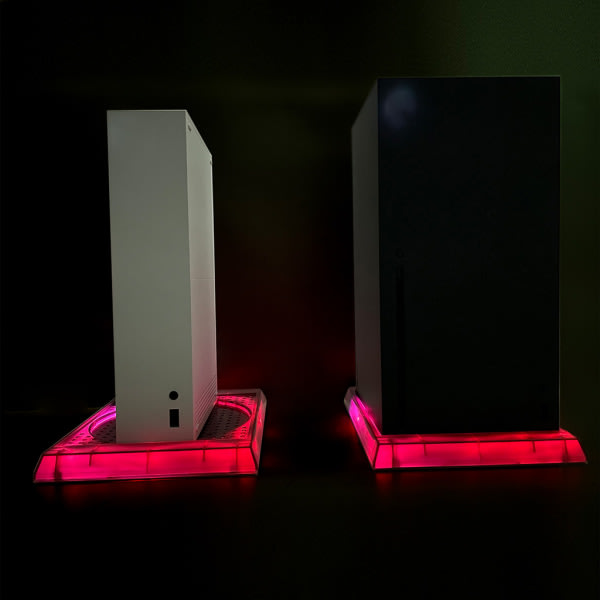 Til Switch-Oled/Lite Værts Træ-Lysende Base 21-i-1 Transparent-Magnetisk Etui NS-Spil Opbevaring Kort Tilbehør null - A