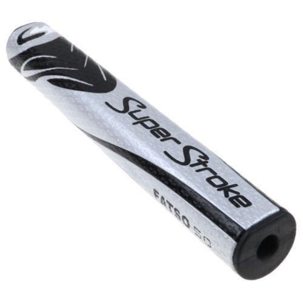 Super Stroke Puttergrepp för Golf - Ultra Slim, Mid Slim, Fat - Silver Svart silver-black 3