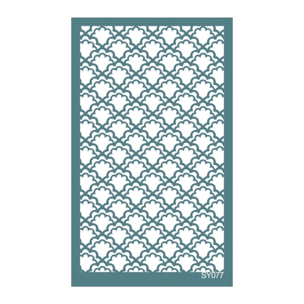 Silkscreen Schabloner för Lera Återanvändbara Silkscreen Tryck Lera Smycken Tillverkning DIY Konst Hantverk Örhängen Tillverkning Leverans Verktyg null - SY077