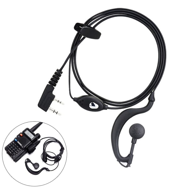 Tvåvägsradiohörlurar för BaoFeng UV5R-serien Wal Black One Size Black One Size