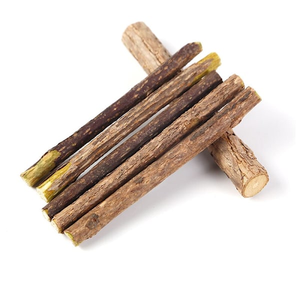 Pakkaus, jossa 10 Matatabi-kissatikkuja, kuivattua kissanminttua, luonnollinen Matabi-tikku, purulelu kissoille
