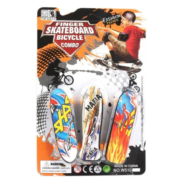 Fingerboard, finger skateboard, 3 stk.