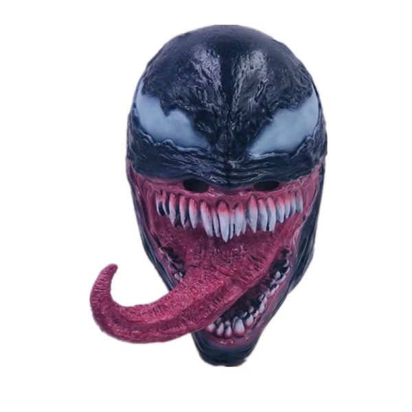Venom 2 Spider Man cosplay Avengers Alliance Venom Latex Mask Maske Lang Tunge Gift