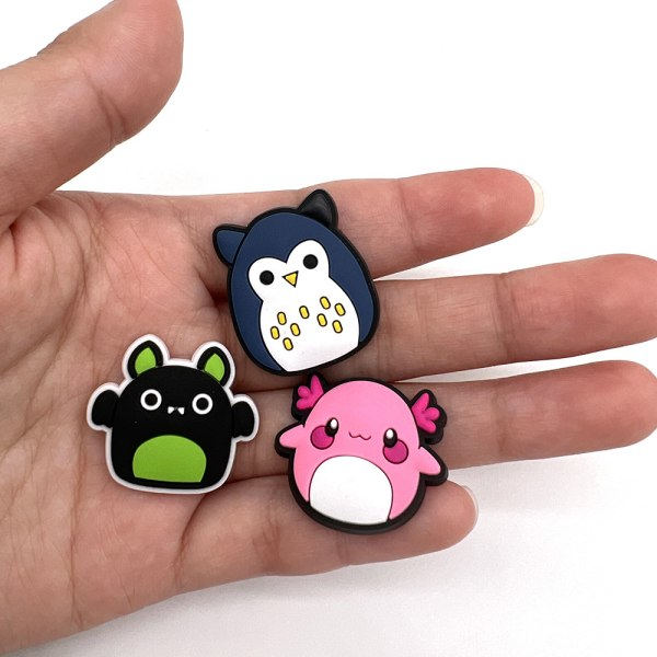 Kenkäkoristeet 50kpl Pehmolelu Squishmallow Rei'ille Kengät Kenkä Flo CDQ