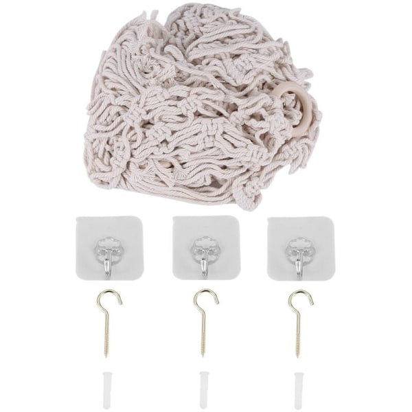 Boho Leksakshängmatta för Gosedjur, Förvaringsnät för Barn, Perfekt Present till Pojkar & Flickor